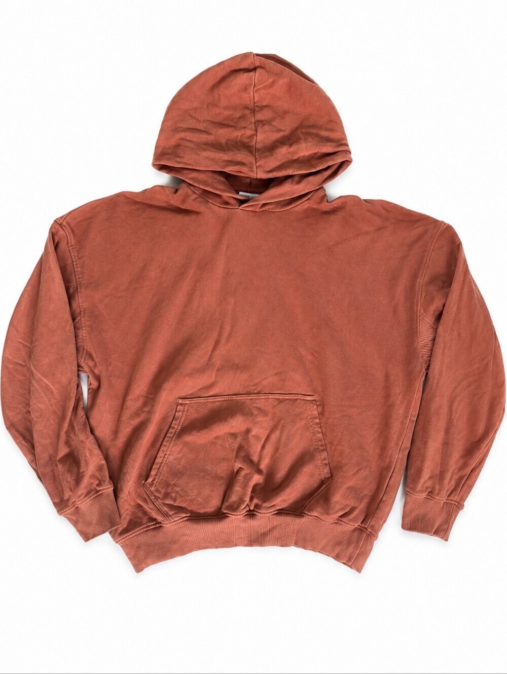 Gymshark Rest day essentials hoodie oversized relaxed fit kangaroo pouch rust L